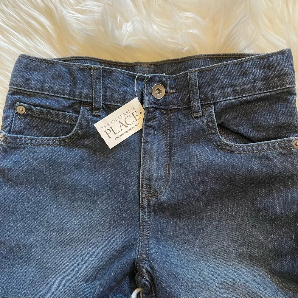 The Children’s Place Girls Skinny Jeans, Dark Blue, NWT, Size 8